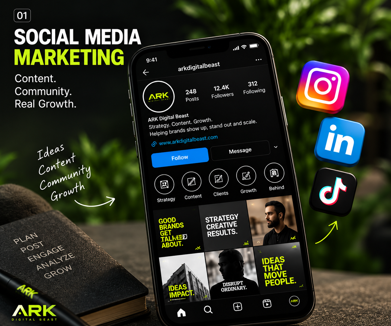 Website Development service by ARK Digital Beast