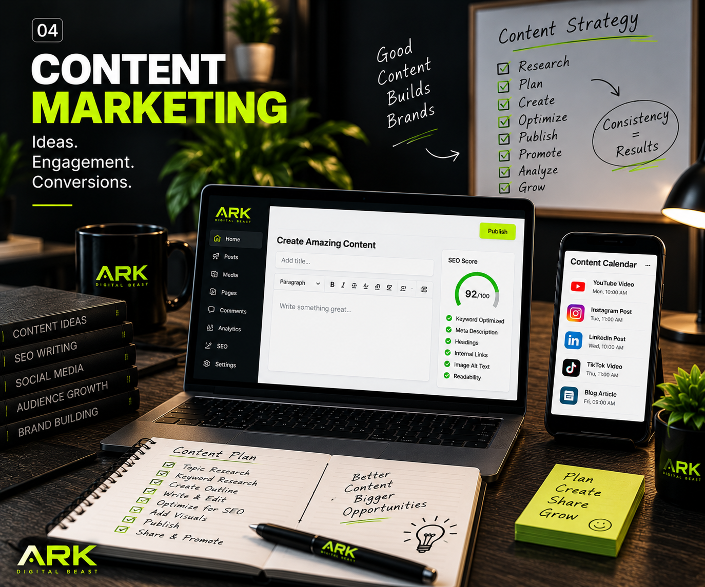 SEO and Blogging service by ARK Digital Beast