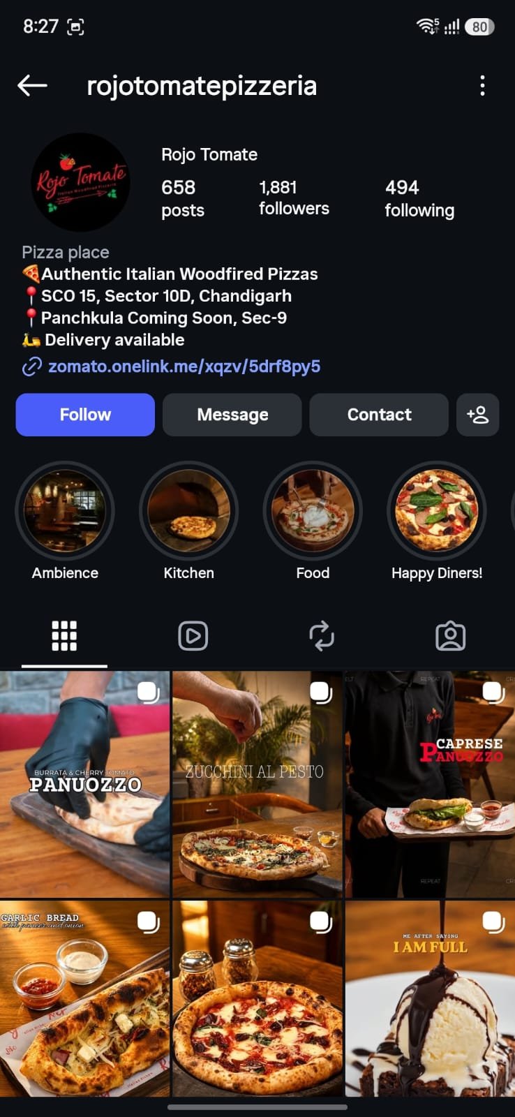 Rojo Tomate social media client account